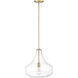 Madelynn 1 Light 16 inch Vintage Brass Indoor Pendant Ceiling Light